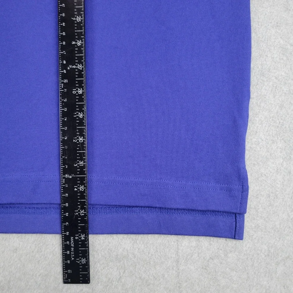Nike Rugby Polo Mens XL Blue White Swoosh Stripe Long Sleeve CV0169-455